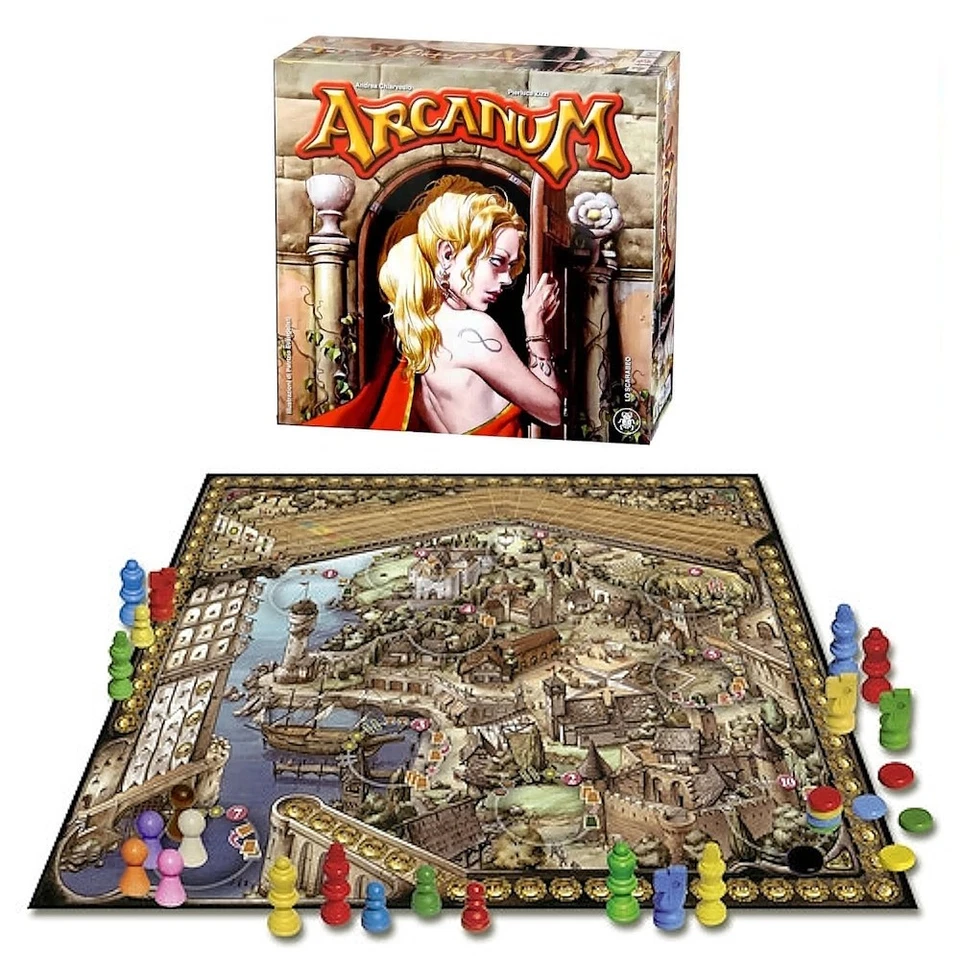ARCANUM -  Vollstrecker, Zukunft und Adelshäuser - BRETTSPIEL - LO SCARABEO - Bild 2 von 2