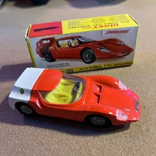 NICE DINKY TOYS #217  ALFA ROMEO RACE CAR W/ BOX Meccano made in ENGLAND
