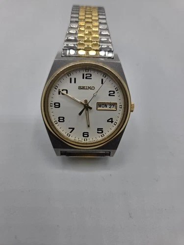Seiko Men's Gold and Silver Watch