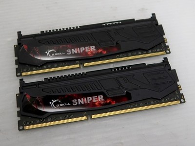 8GB (2x4GB) DDR3, PC3-12800, 1600MHz, G.SKILL SNIPER, 1.5V, WORKING