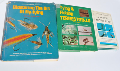3-Vintage Fly-tying Books; Richard W. Talleur, Gerald Almy, Vincent C. Marinaro