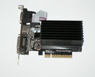 Palit Nvidia GeForce GT710 1GB DDR3 VGA/DVI/HDMI PCIE Grafikkarte