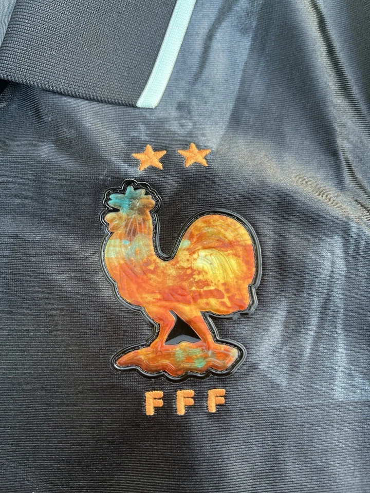 Nike Maillot France FFF Anthracite Noir Homme M manches courtes - Photo 3/4