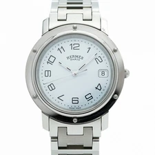 5wwm0140 Clipper CL6.710 White Dial Used Men Watch