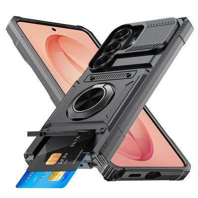 For Samsung S26 Ultra Shockproof Phone Case Cover Screen Protector with 360 Ring