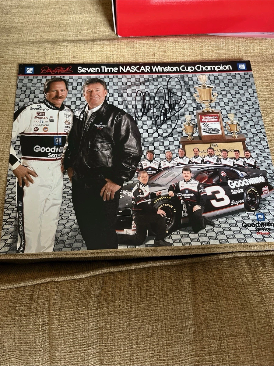 Dale Earnhardt Sr Autograph Indiana Nascar Autographed Photos for