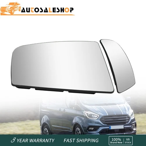 Mirror Glass Upper&Lower Heated Right Side RH for Ford Transit Van 150 350 HD