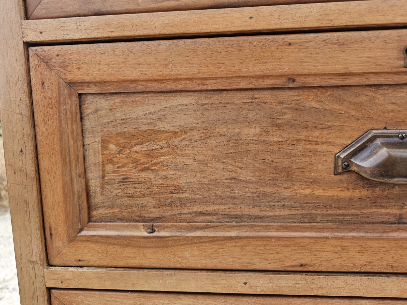 Large Vintage Wooden Tallboy Chest Of Drawers 6 Drawers Victorian Style — image 14