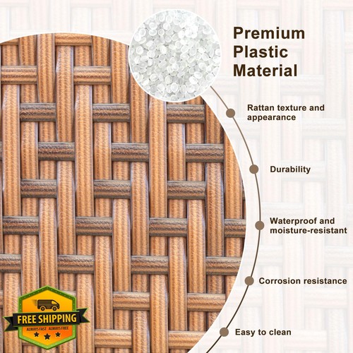 M METERXITY Light Brown Rattan 8mm x 66ft - Picture 2 of 3