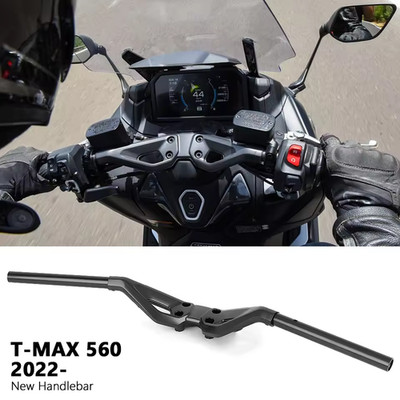 New Motorcycle Aluminum Handlebar Handle Bar Black For Yamaha T-Max 560 TMAX 560