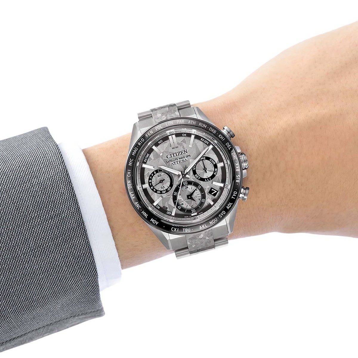 CITIZEN ATTESA Platinum Shine CC4076-65A Chronograph Titanium