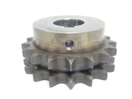 229786 New-No Box; MFG- D50B17H Double Chain Sprocket #50; 17 Teeth; 1.169"ID - Picture 5 of 6