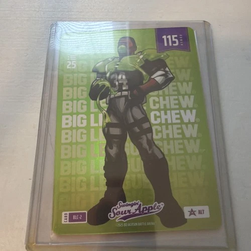 2025 Bo Jackson Battle Arena Bojax Big League Chew Sour Apple Alt #BLC-2