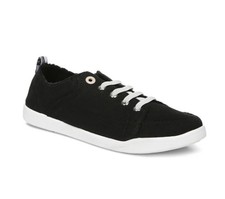 Vionic Beach Pismo Casual Sneaker: Canvas, Black Canvas Canvas New