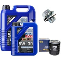 MotoröL Filter Set 5W-30 Liqui Moly 6 Liter + Schraube FüR Lexus Toyota Hiace IV