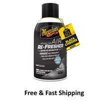 Meguiars G181302 Whole Car Air Re-fresher Odor Eliminator Mist Black