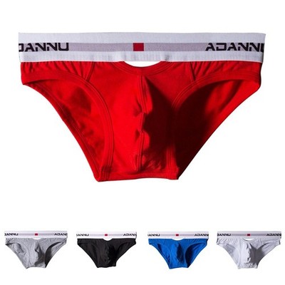 Low Waist Men Underpants Cotton Breathable Comfortable Briefs for Summer
