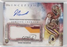 2015 Topps Inception Jamison Crowder #AJP-JC Jumbo Patch Auto s3g