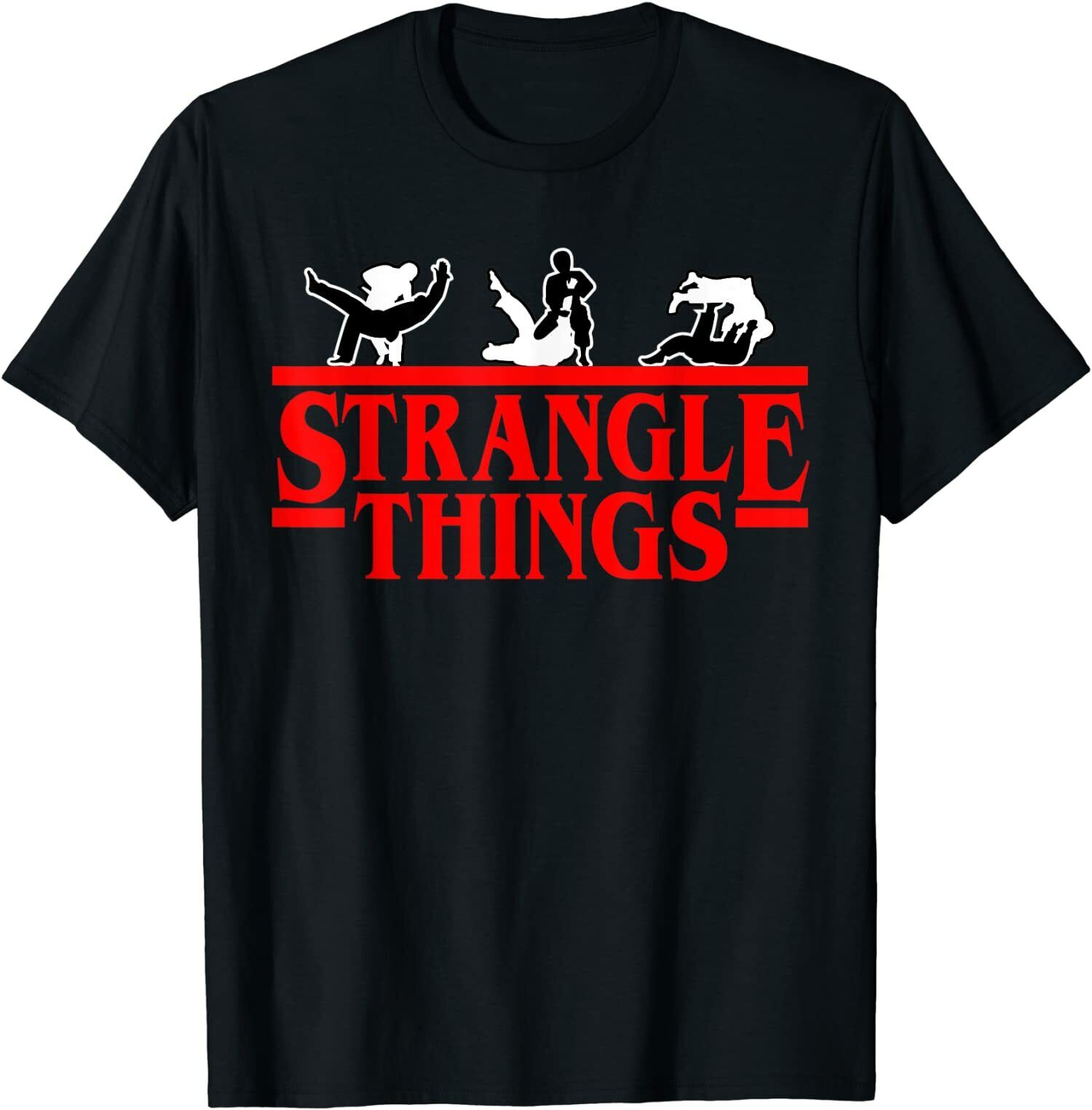 NEW LIMITED Funny MMA BJJ Strangle Things Brazilian Jiu Jitsu Gi Gift T- Shirt | eBay