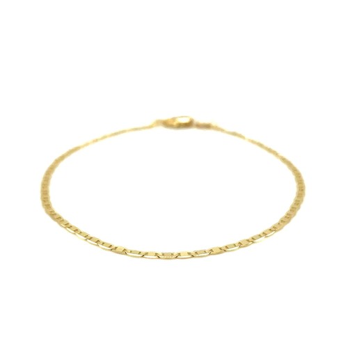 10k Gelbgold Mariner Link Fußkettchen 1,7 mm - Bild 2 von 3