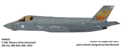 Hobby Master 1/72 F-35B Lightning II Return of the Immortals No.809 NAS HA4621 - Picture 7 of 10