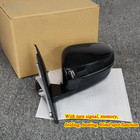 Black Left Driver Mirror W/Blind Spot for 51167485121 BMW 530i 540i 530e 17-22