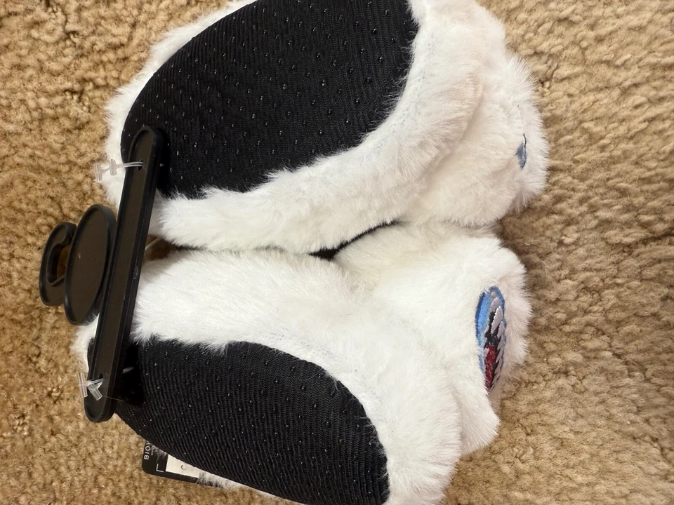 Zapatillas BUMBLE Abominable Muñeco de Nieve Bebé Niño Rudolf Blanco Talla 2 - Nuevas con Etiquetas Foto 4 de 4