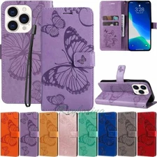 For iPhone 14 13 12 11 SE XS XR 8 7 6 Wallet Card Holder Flip Leather Case Cover