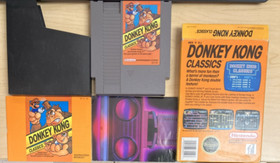 Donkey Kong Classics  Box & Manual - Nintendo NES 