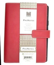 Blue Sky Pro Notes Red Notebook / Planner Fau...