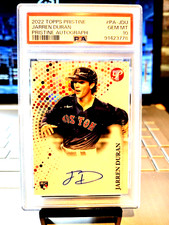 2022 Topps Pristine Jarren Duran Rookie Pristine Autograph #PA-JDU Gem Mt. 10