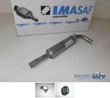 IMASAF Auspuff Mitteltopf für Seat Ibiza 1.8 T Sport +Cupra 1.8 20V Turbo 00-02