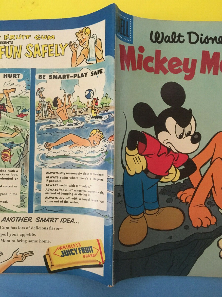 Walt Disney's Mickey Mouse vintage DELL comic #61 1958 | eBay