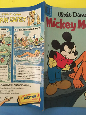 Walt Disney's Mickey Mouse vintage DELL comic #61 1958 | eBay