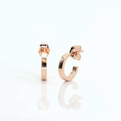 14K Creolen Huggies kleine Ohrringe (Paar)