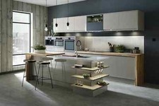 Howdens Discontinued Bayswater Gloss Grey Kitchen Range