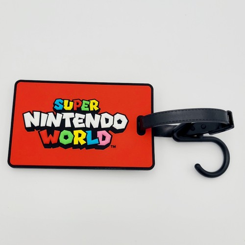*Red Luggage Tag* Universal Studios Orlando EPIC Super Nintendo World ID Holder - 第 1/3 張圖片