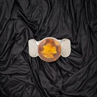 Yellow Citrine Gemstone Handmade 925 Sterling Silver Design Jewelry Ring Gift