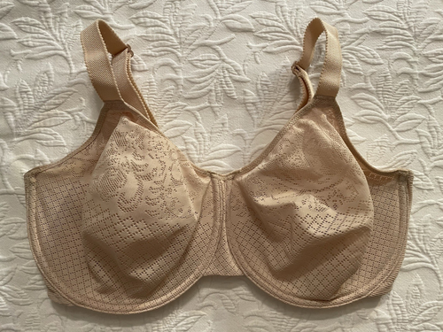 Wacoal Women's Visual Effects Minimizer Bra 36G beige # 857210 full figure