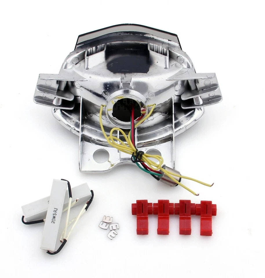 Integrated LED TailLight Turn Signals for Kawasaki Ninja 650R 2006-2008 Smoke T8 - Изображение 2 из 3