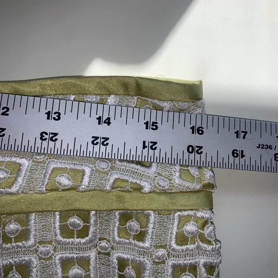 Юбка-карандаш женская Antonio Melani 8 кружевная поверх атласной геометрической классической элегантной - Изображение 4 из 4