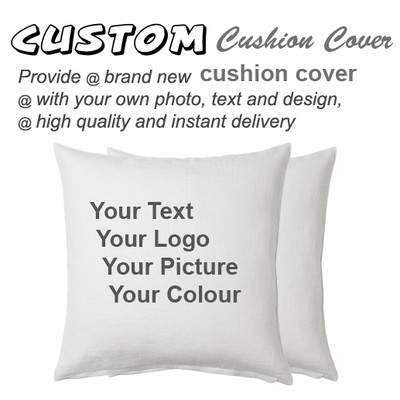 Custom Personalised Cushion Cover Printing 50cm*50cm,  polyester or cotton