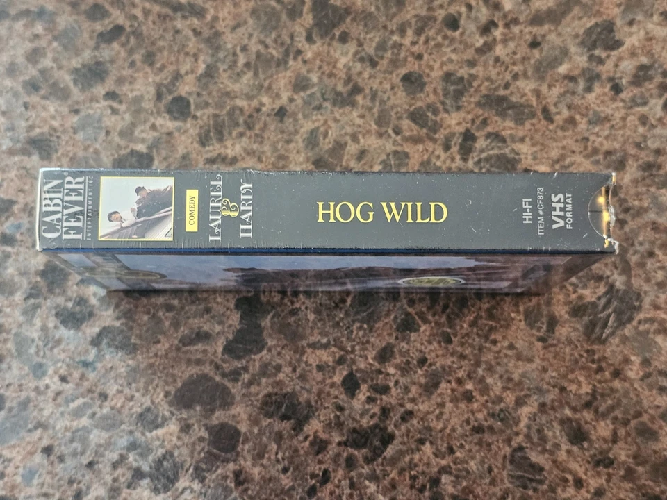 BRAND NEW Laurel & Hardy's Hog Wild (VHS; 1992) RARE Sealed OOP Watermarks - Image 3 of 4