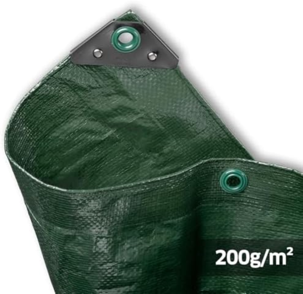 Noor 0400306SXXGR - Lona Giardino, Verde, 3 x 6 m