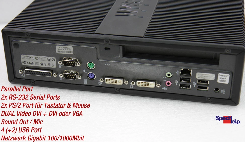 Mini Pequeño Computadora PC AMD Sempron 210U 2GB SSD 1GB Paralelo RS-232 Windows - Imagen 2 de 4