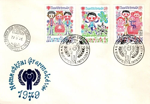 HUNGARY-1979. FDC - International Year of Children - IYC Emblem MNH!!