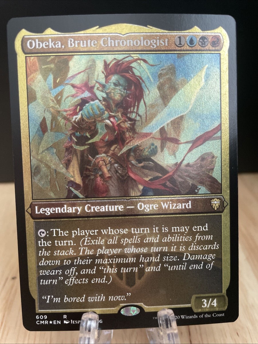 MTG Obeka, Brute Chronologist Foil-Etched #609 Commander Legends