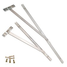 uPVC Door Restrictor Arm 90 & 135 Degree Steel Stay Open Hold Patio French