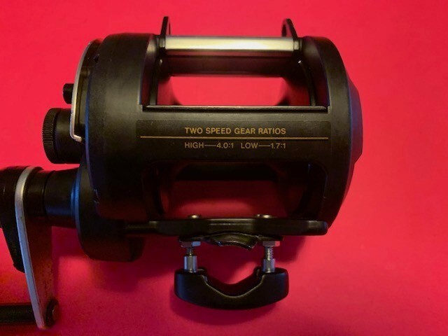 SHIMANO TLD30 2-SPEED FISHING REEL+THE BOX & WRENCH REBUILT WITH