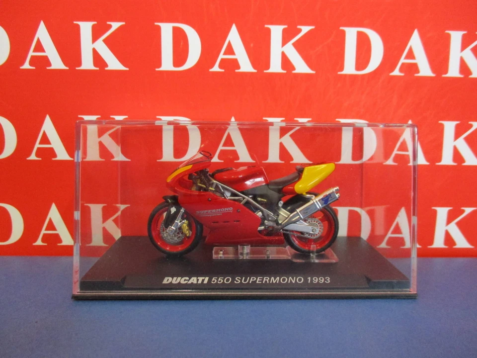 Die cast 1/24 Modellino Moto Ducati 550 Supermono 1993 - Immagine 4 di 4